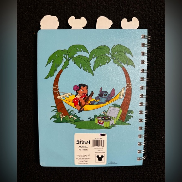 NWT- Stitch Spiral Notebook for Kids - Blue - Picture 7 of 7
